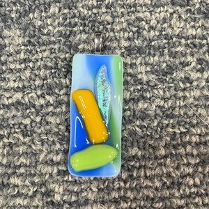 Locally made glass pendant